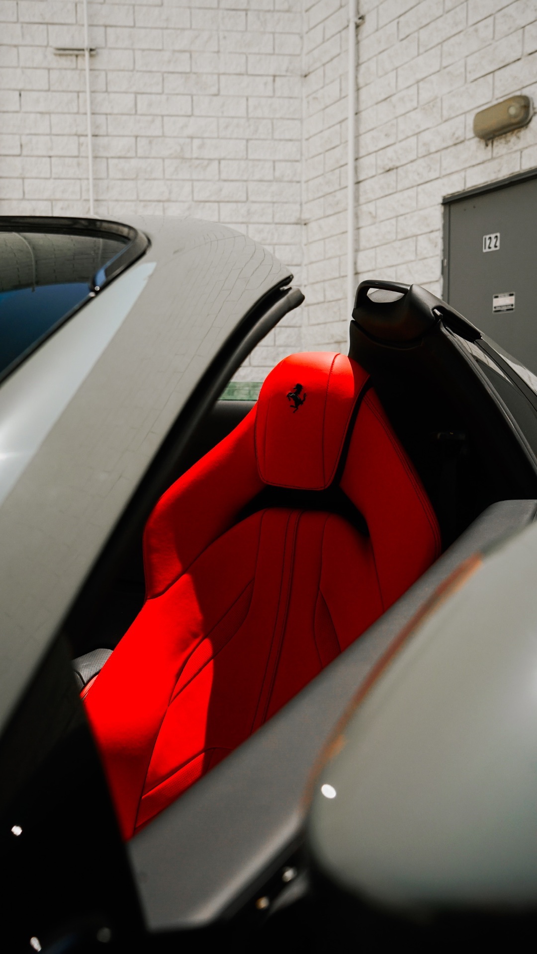 812 GTS Grey - Red Interior - Image 8