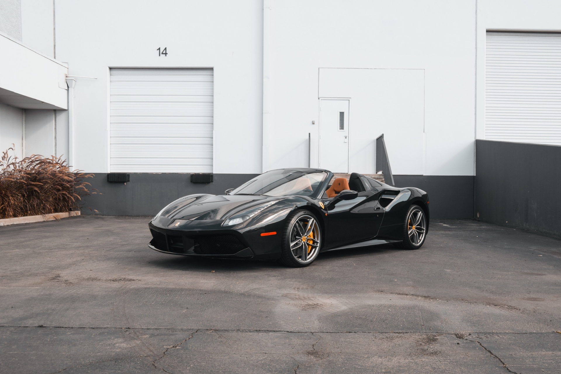 488 Spyder Black - Brown Interior