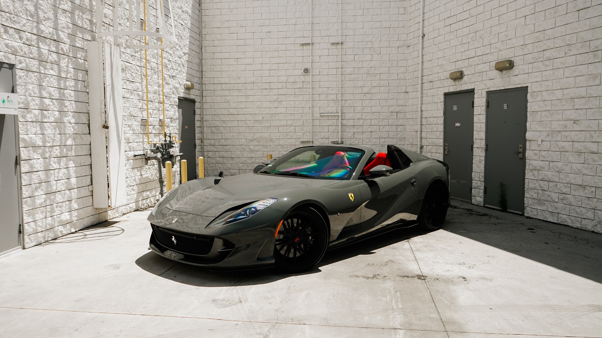 812 GTS Grey - Red Interior - Image 6