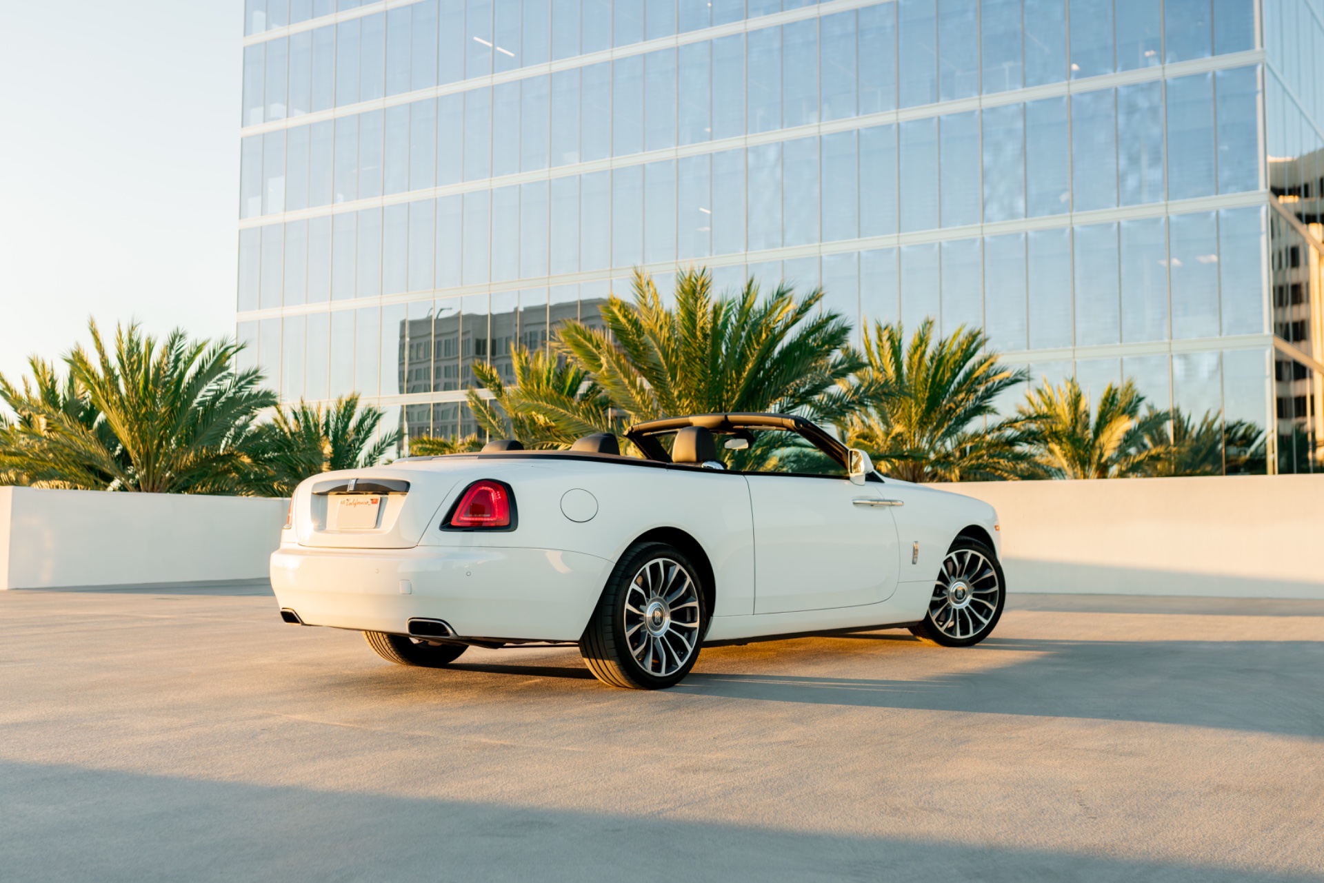 Dawn White Convertible – Black & Orange Interior - Image 6