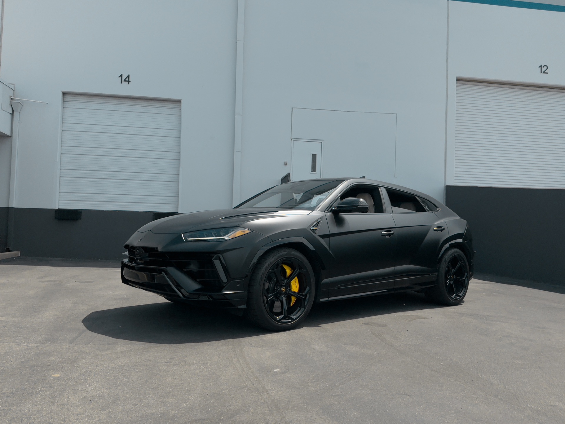 2023 Lamborghini Urus S in Matte Black — exotic SUV rental in Los Angeles