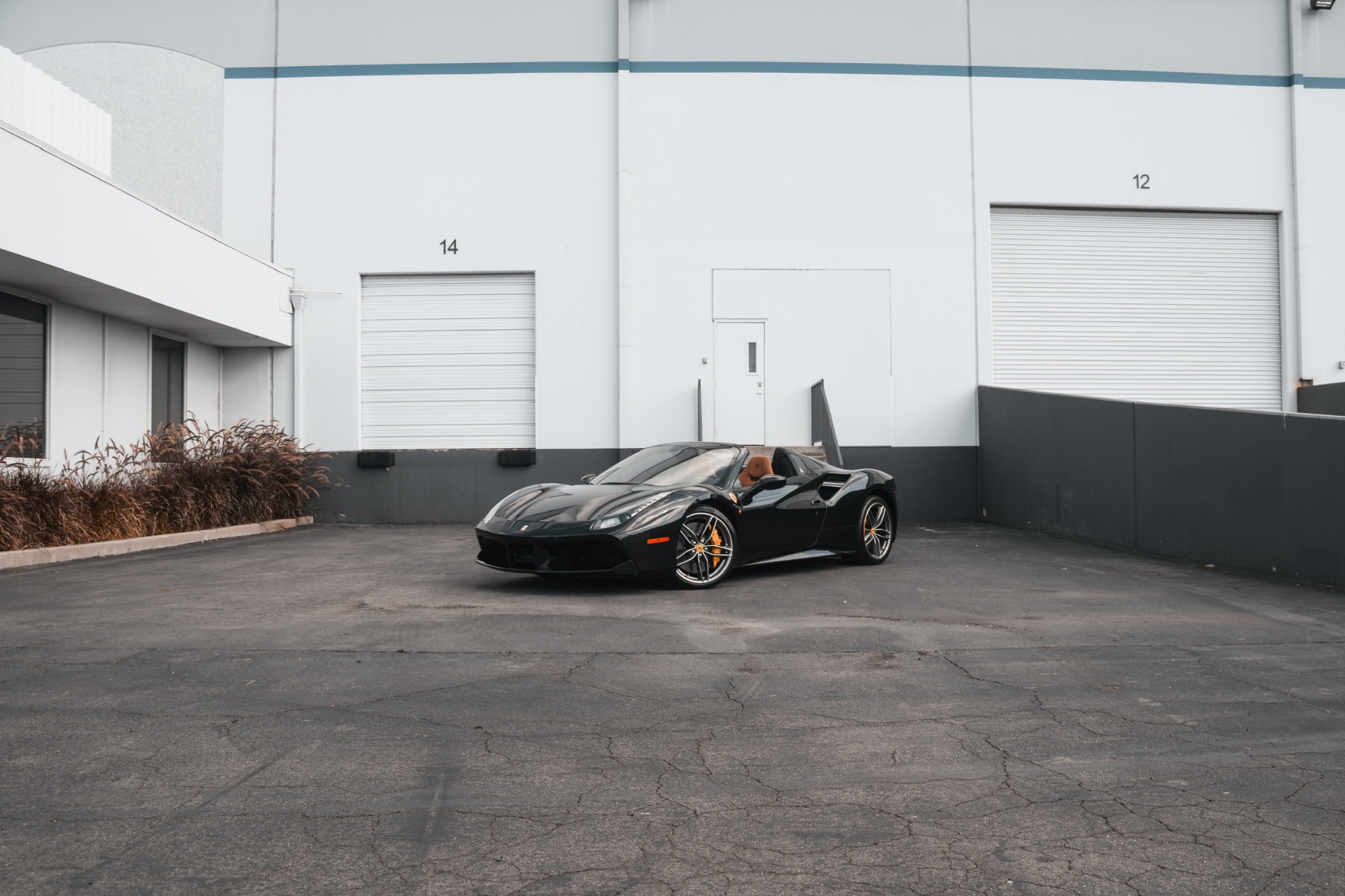 488 Spyder Black - Brown Interior - Image 8