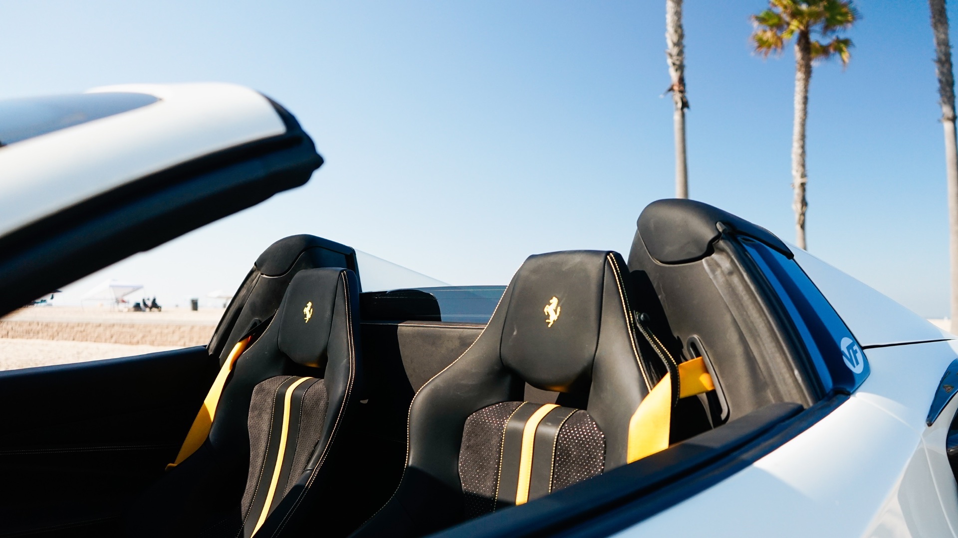 F8 Spyder White- Black Interior - Image 6