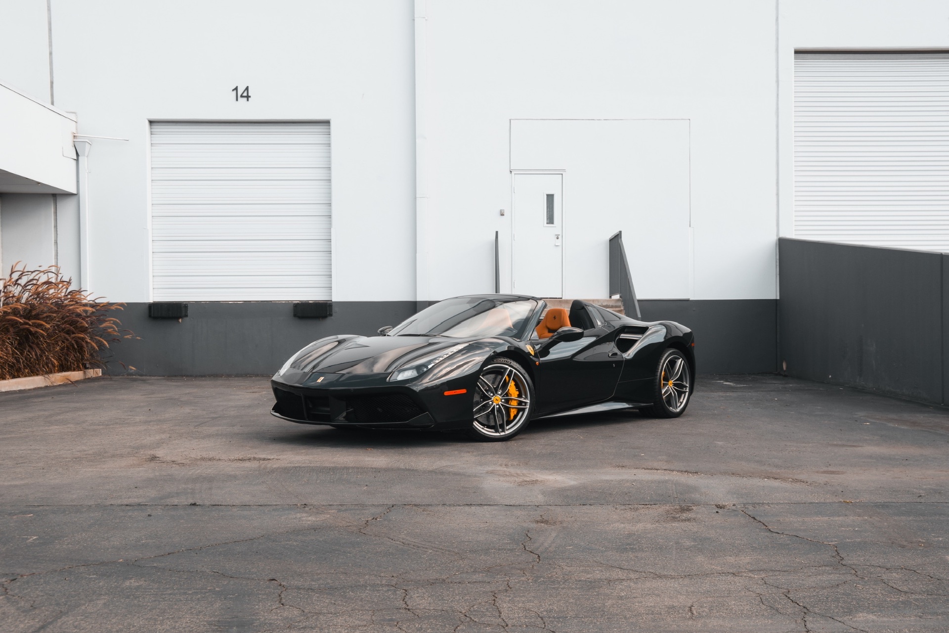 488 Spyder Black - Brown Interior - Image 7