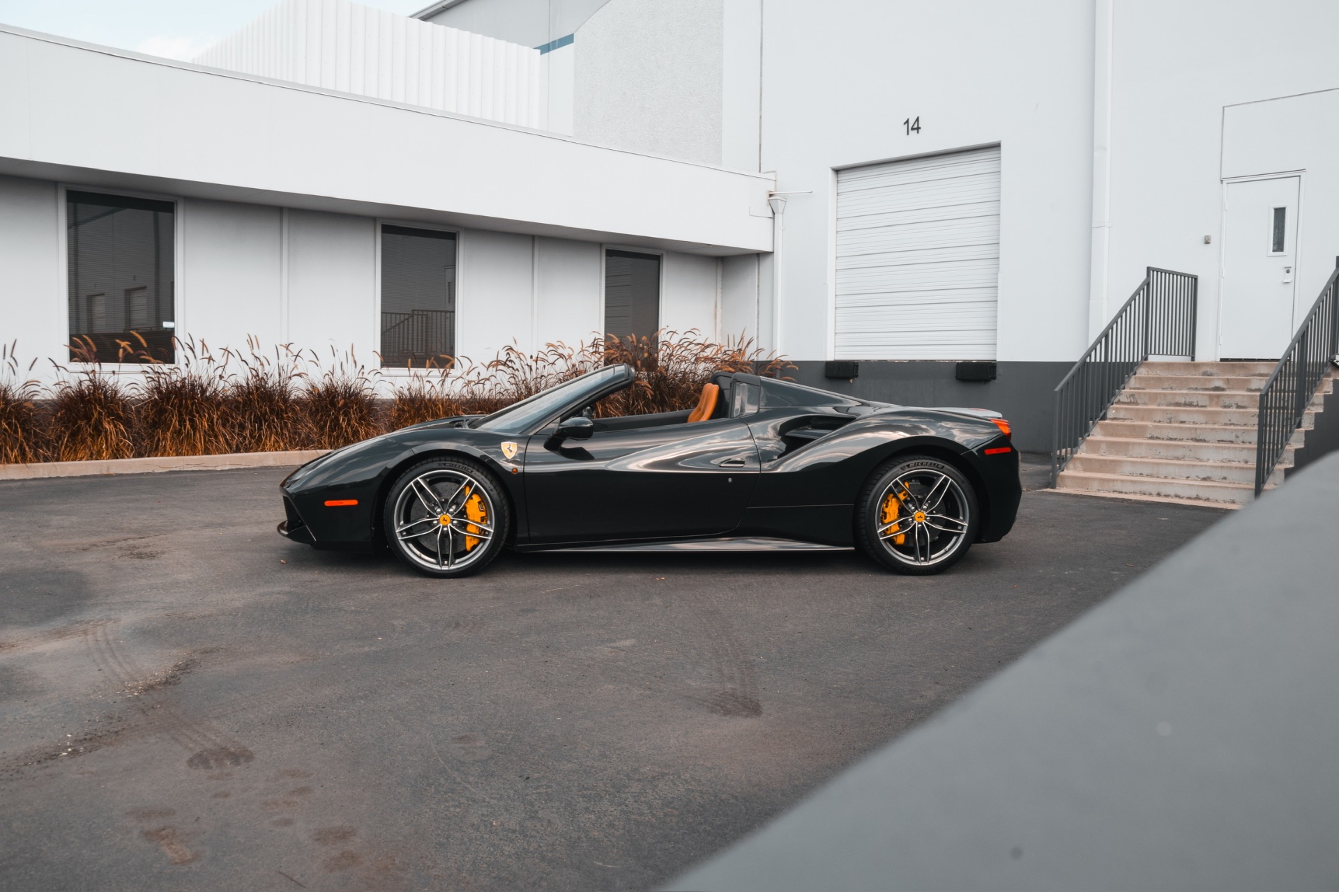 488 Spyder Black - Brown Interior - Image 6