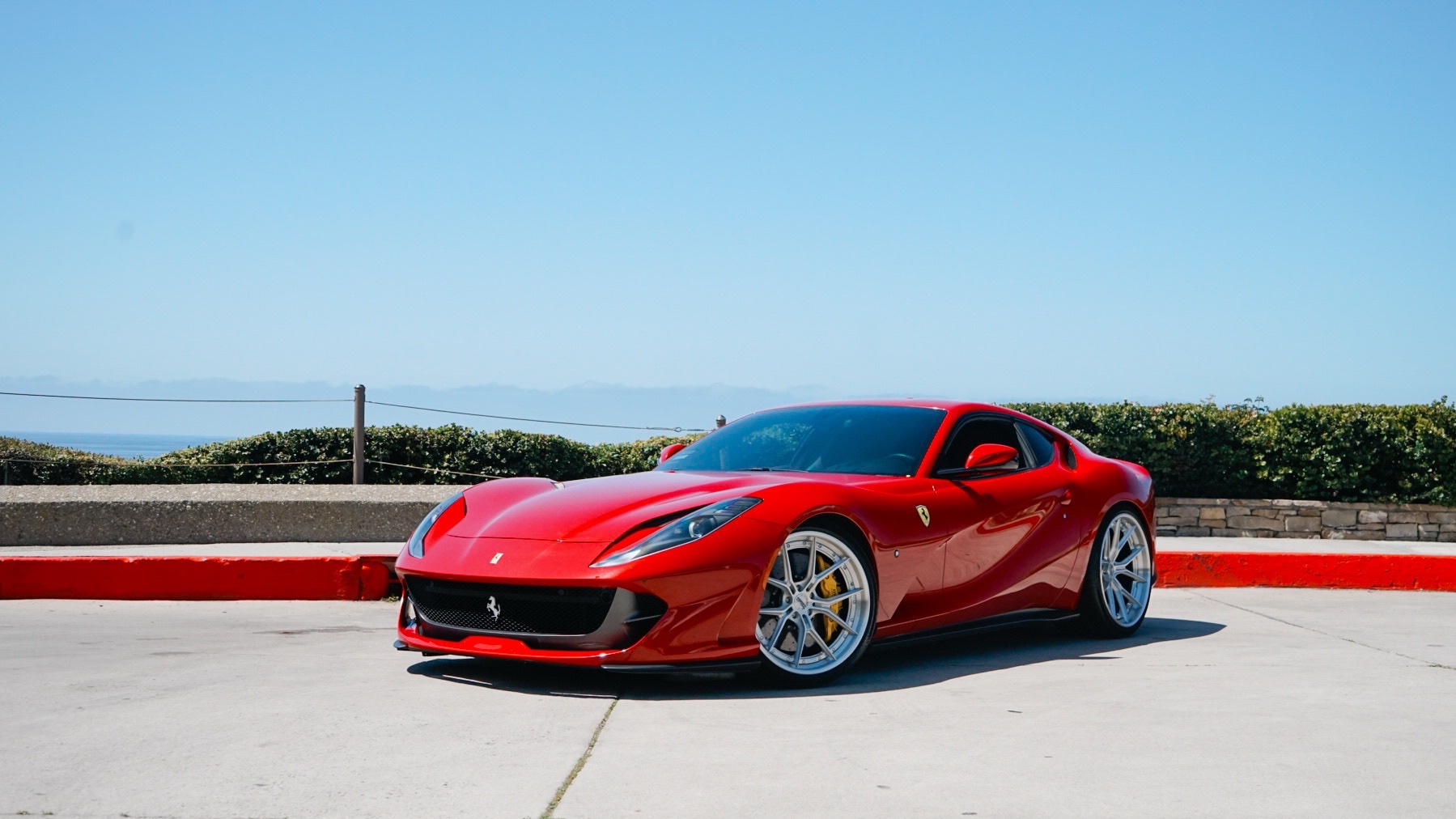 812 Superfast Red- Black Interior