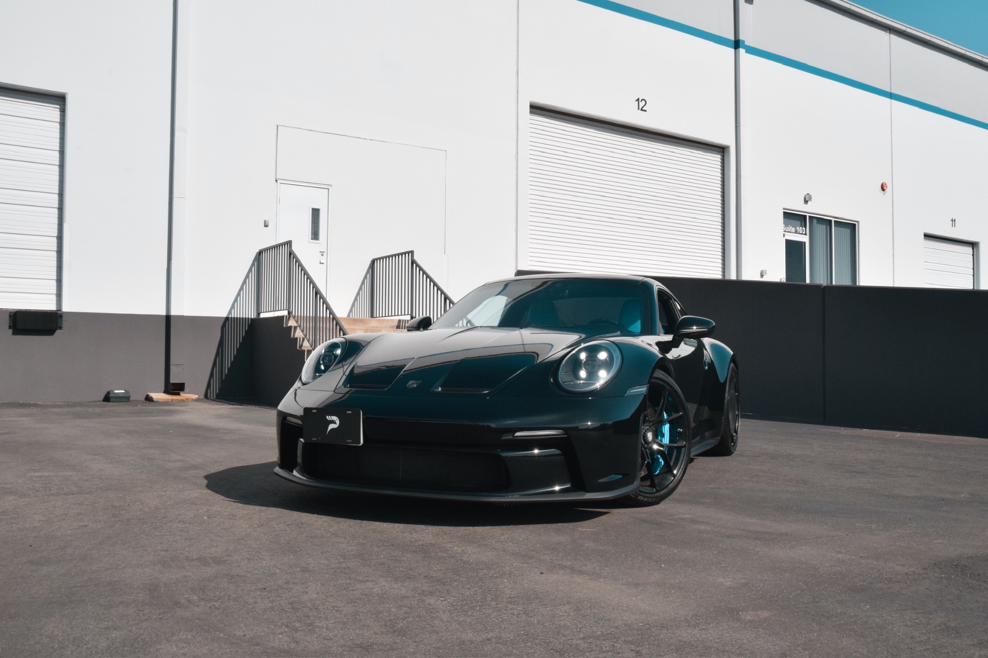 911 GT3 Touring Black – Blue Interior